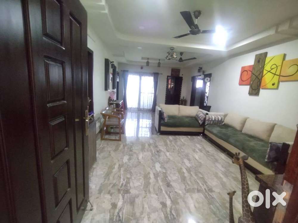 West facing 3 bhk in multistory residential apartment for Rent