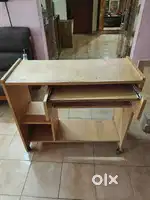 Computer table with  keyboard and CPU racks & 2  table mat