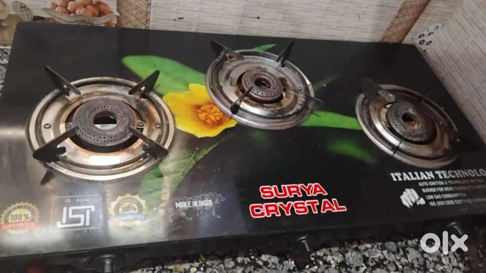 3 Burner gas stove