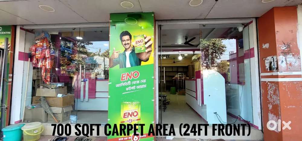 Furnished or unfurnished shops are available