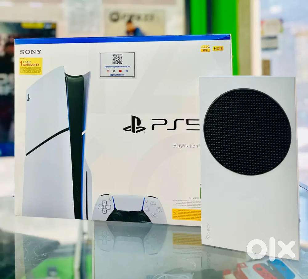 Xbox and PlayStation console with guarantee