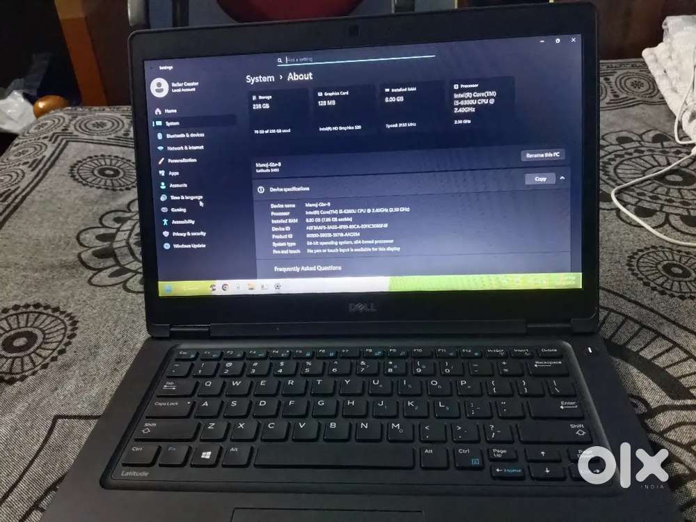 Dell i5 6th gen Laptop