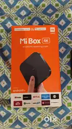 Mi box 4k good condition 32 inch onida tv not working condition
