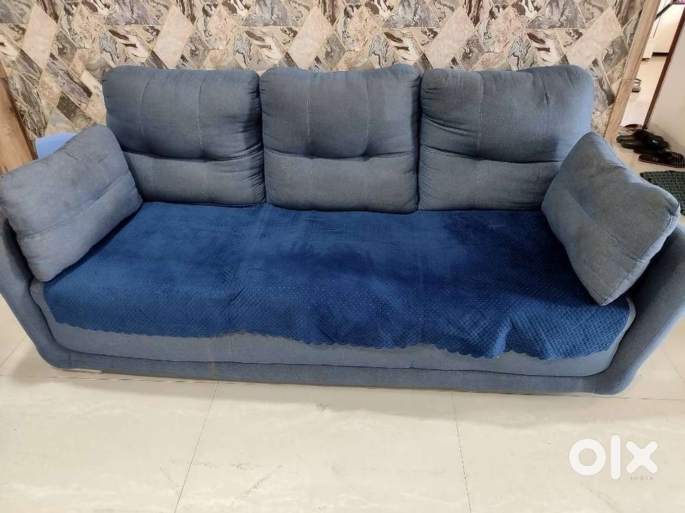 Blue Sofa 3-4 seater for sell