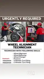 Alignment technician requires