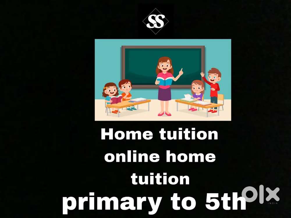 Online home tuition available for primary class students expect hindi