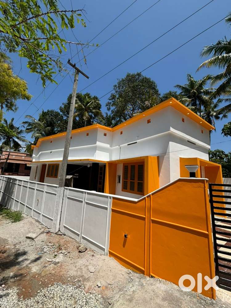 4.100cent new house for sale at chempazhathy 1000sq 3bhk 49lakhs