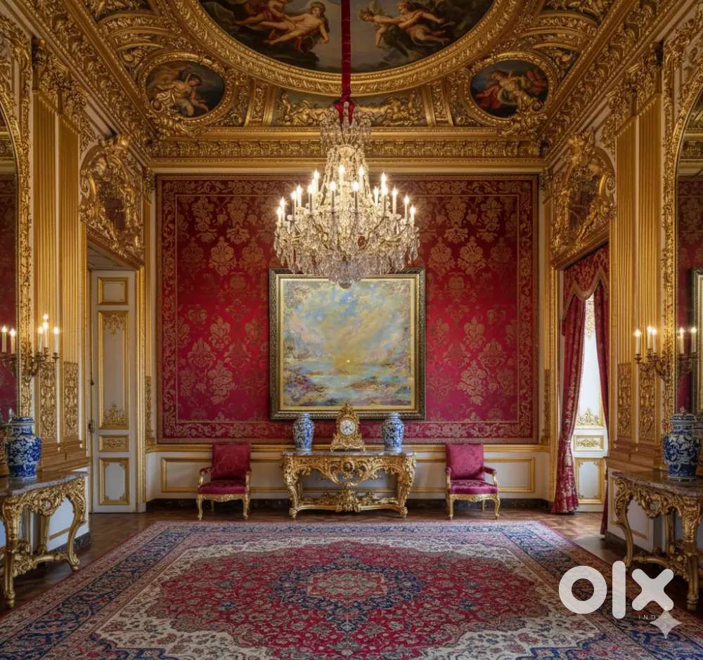 Royal  Masterpiece 3D Painting :- Hand Textured Gold-Leaf wall hanging