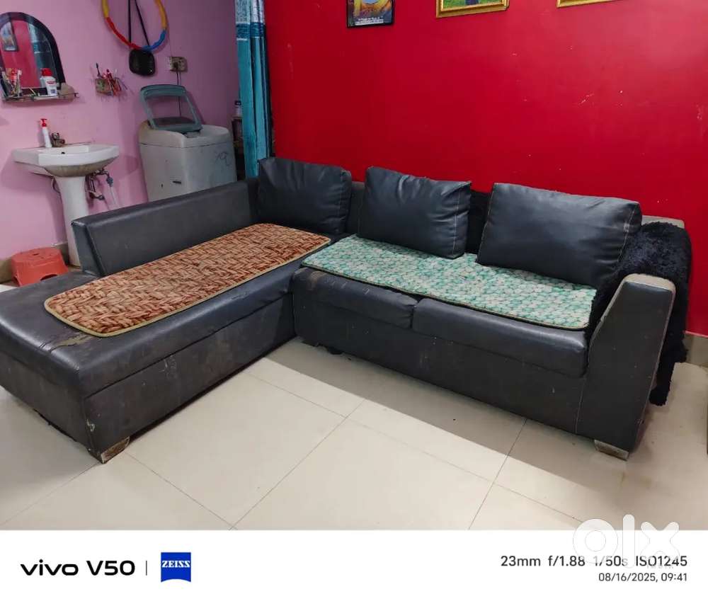 L shape 5 seater sofa