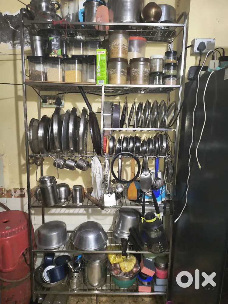 Steel Mandani  Kitchen Utensil Steel Rack