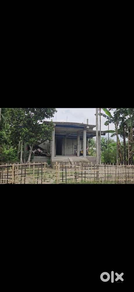 1 bigha Land with half built house sale