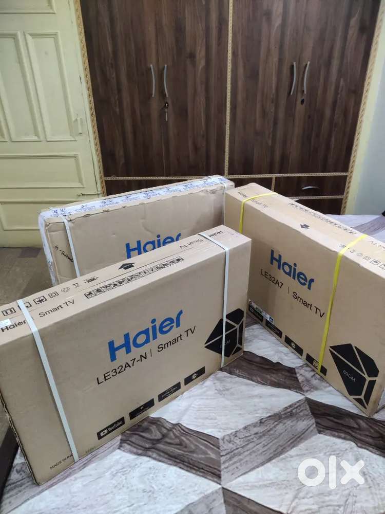 3 HAIER TV LE32A7 N , SEALED PACK