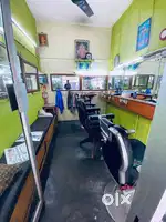 Salon chairs and glasses