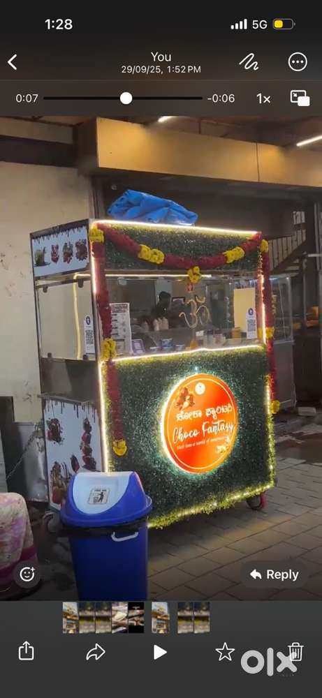 Chocolate cart