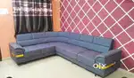 L shape corner sofa in rexine starf furniture