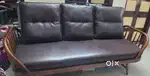 3 seater premium  Teak wooden sofa