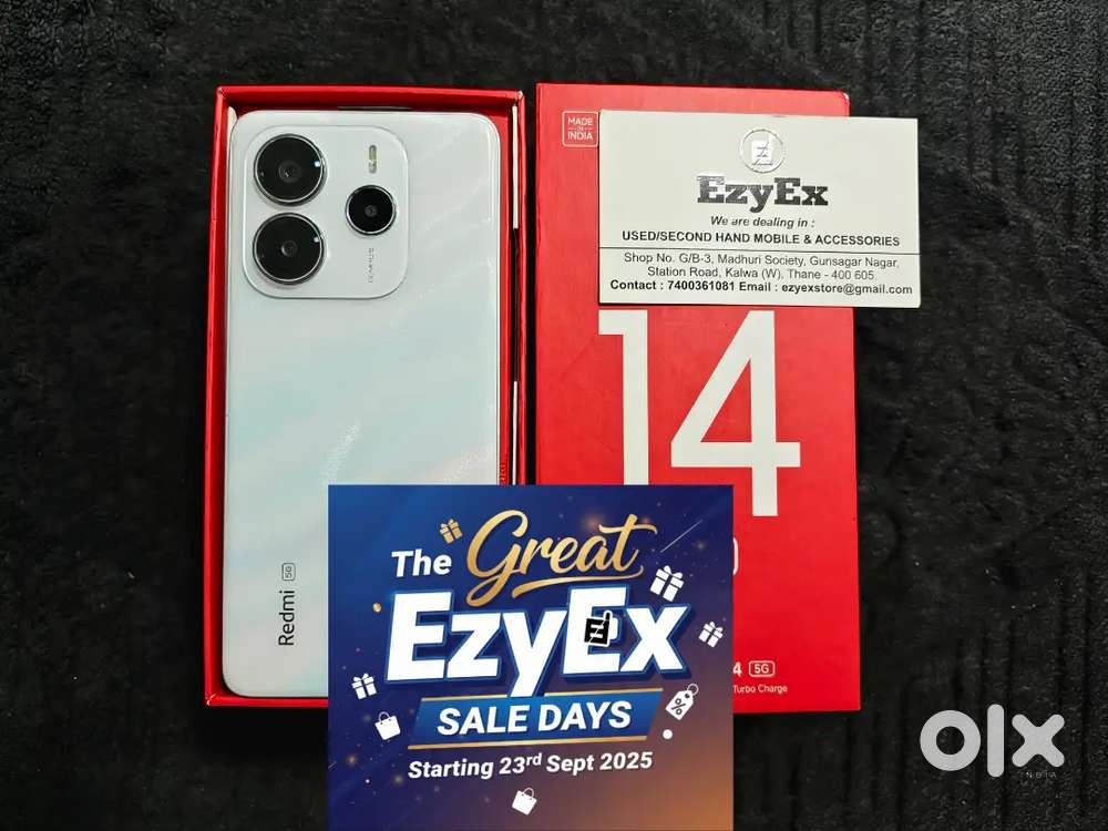 EZYEX SALE - Redmi Note 14 5G (6/128 GB) - 3 Months Warranty Pending
