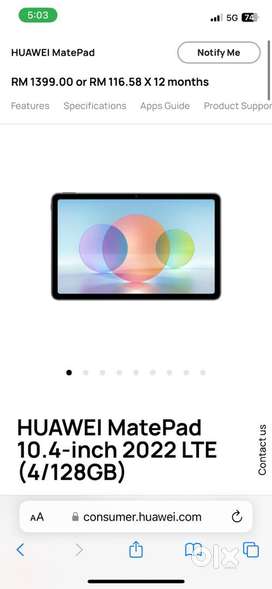 Huawei matepad tablet