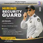 Security guard jobs - 25 vacancies  ₹25,000/Month  Bangalore