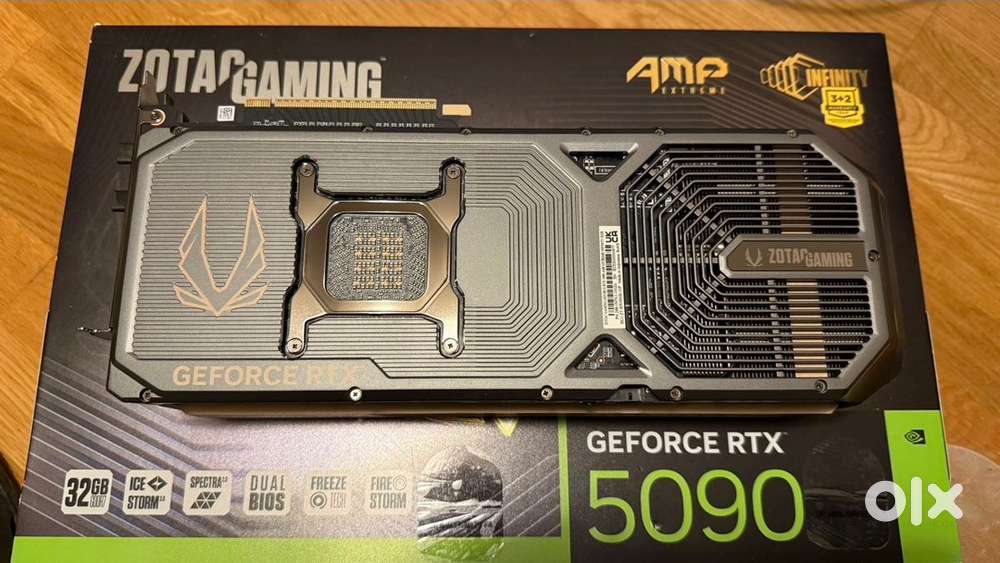 Zotac Amp Nvidia rtx 5090 graphics card