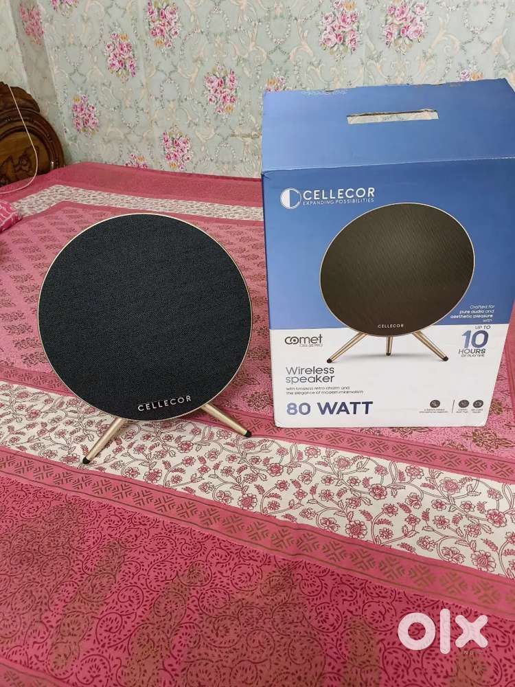80 watt premium quality speaker vry stylish..