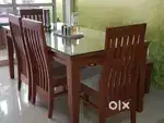 Moving out Sale. Custome Made Dandeli Teakwood Dining Table and Sofa