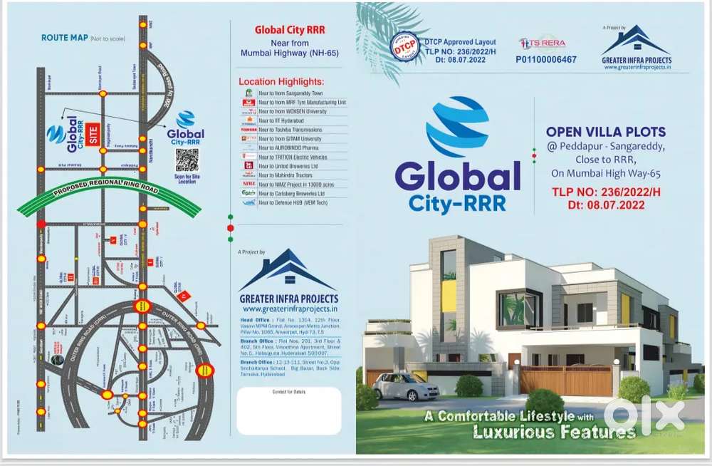 Mumbai Highway Peddapur DTCP n Rera Approved plots bank loan available