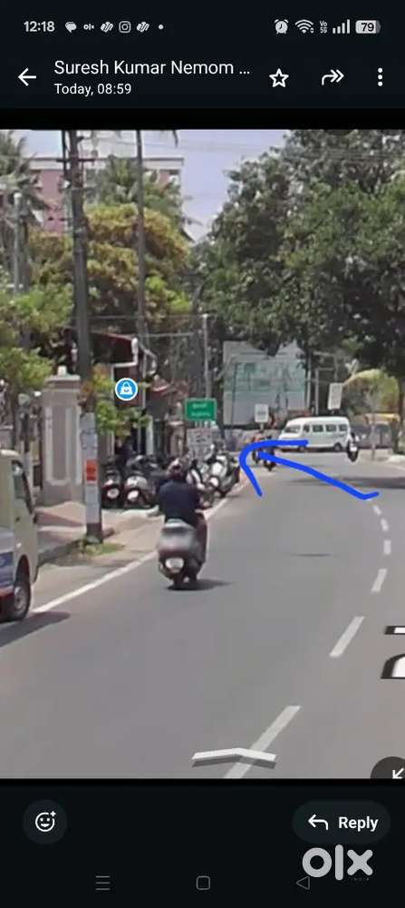 7.5 cent, 11.5 cent commercial land for sale kawdiar kuravankonam road