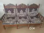 Wooden sofa set