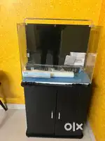 Fish Tank with Wooden Stand