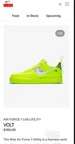 Nike Air Force 1 LV8 UTILITY VOLT