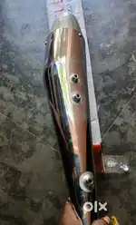 Royal enfield reborn bs6 globe original crome exhausted