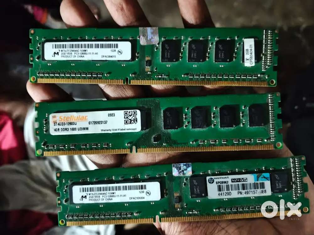 3 set of ddr 3 ram
