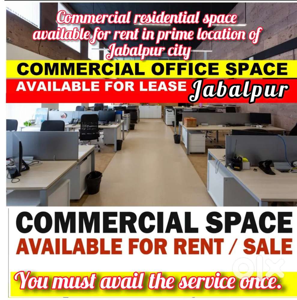 Commercial space available for rent in prime location of Jabalpur city