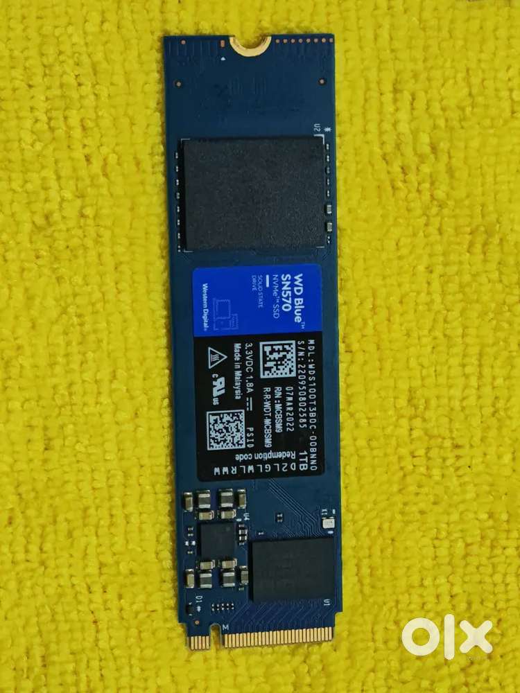 WD Blue 1TB SN570 NVMe M.2 (2280) Internal SSD