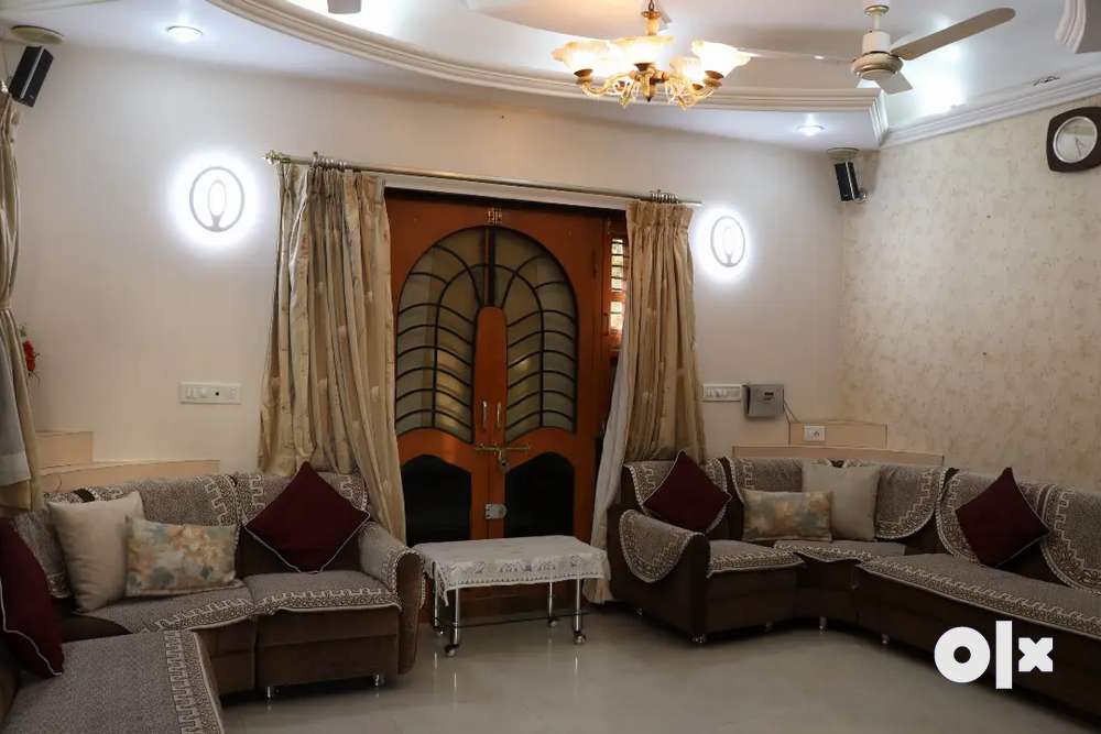 4 BHK full furnished ready to move Bungalow at very peace location.