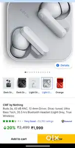 CMF By Nothing  Buds 2a(  Brand New...2 day old)