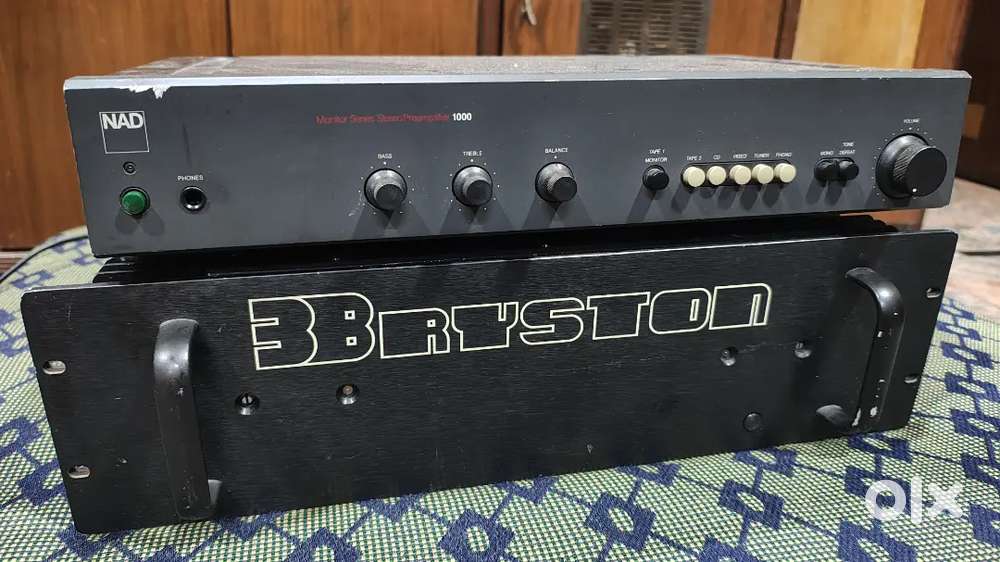 Audiophile Bryston 3B Power Amp & NAD 1000 Preamp Combo