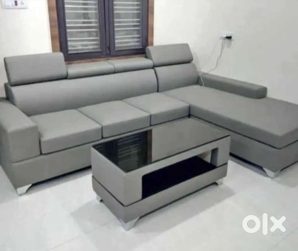 PREMIUM QUALITY L TYPE LONGER SOFA SET AVAILABLE IN ZAM ZAM FURNITURE