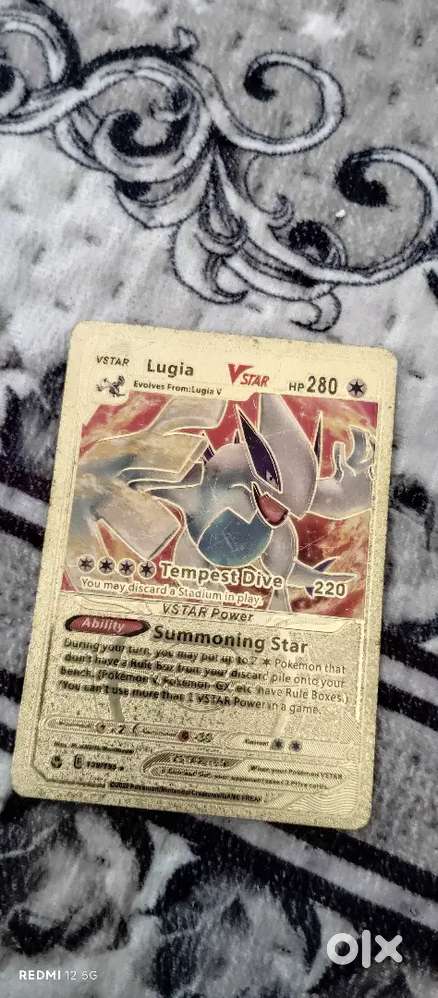 Pokemon Golden card 139/195 starcard