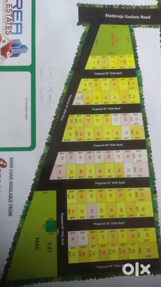 RYTHU TOWNSHIP MADARAJUGUDUR PLOT29 ANKANAS 30 EAST FACE NUDA APPROVED