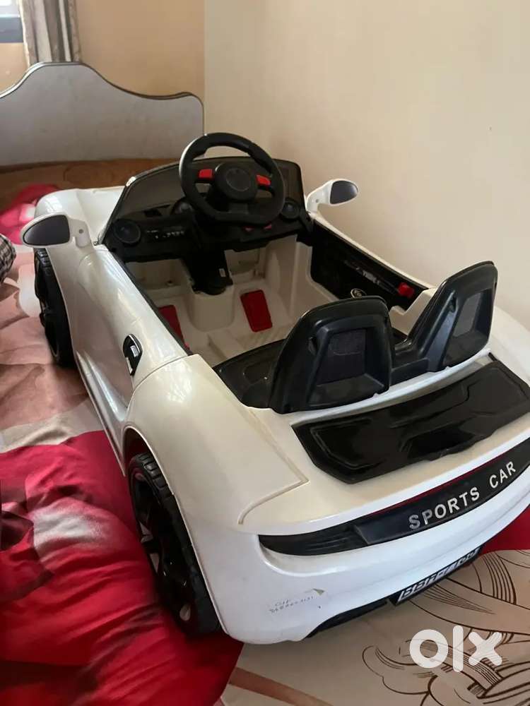 Electric Small Car - White