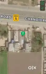 8.7 biswa residential plot. on National highway