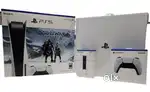 PS5 CONSOLE Disc Ragnarök White 825GB Bundle Remote CFI-1215A