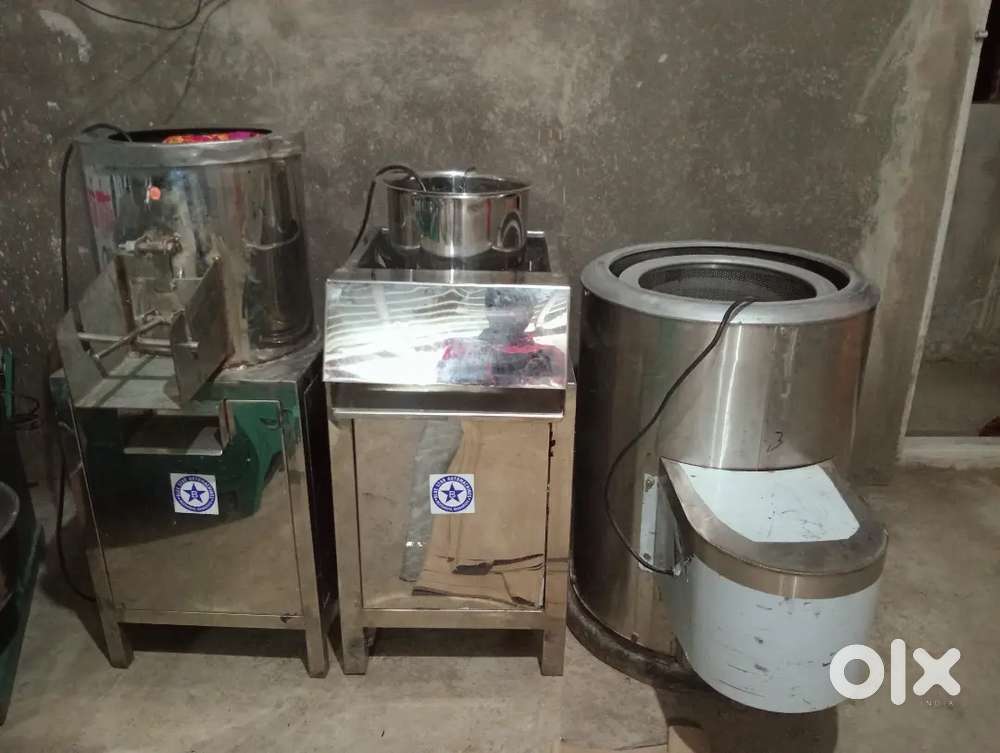 Potato and banana chips machine
