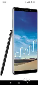 Note 8 display note warking