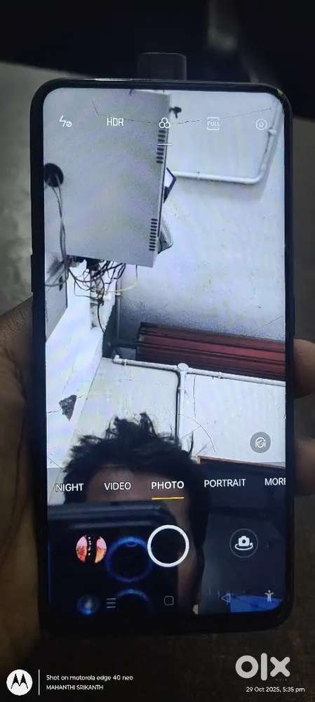 Realme x mobile popup camera good condition all accessories available