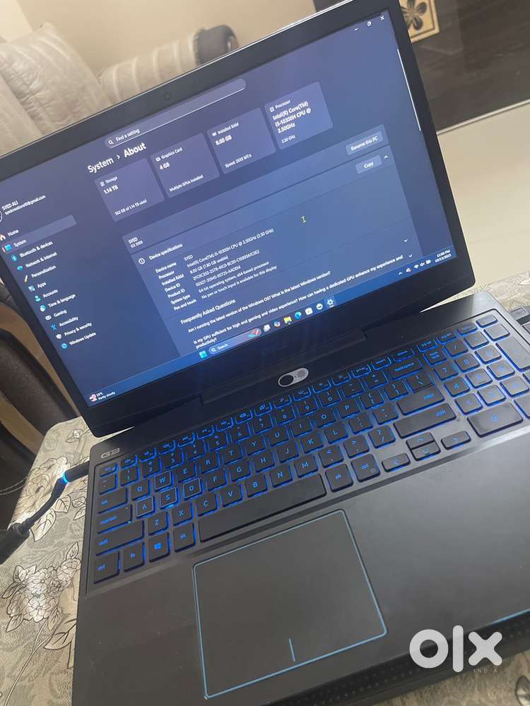 Dell G3 3500 gaming laptop