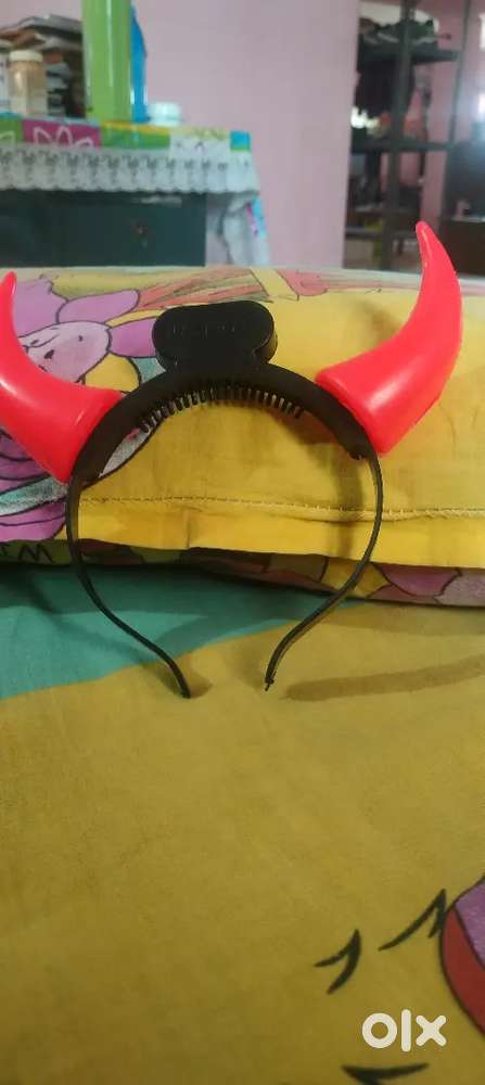 Devil hairband-Red colour light