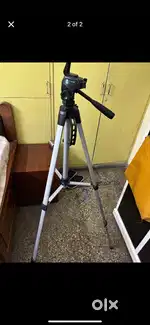 Tripod for mobile & dslr ,dual mic with type c convrtr & selfie stick